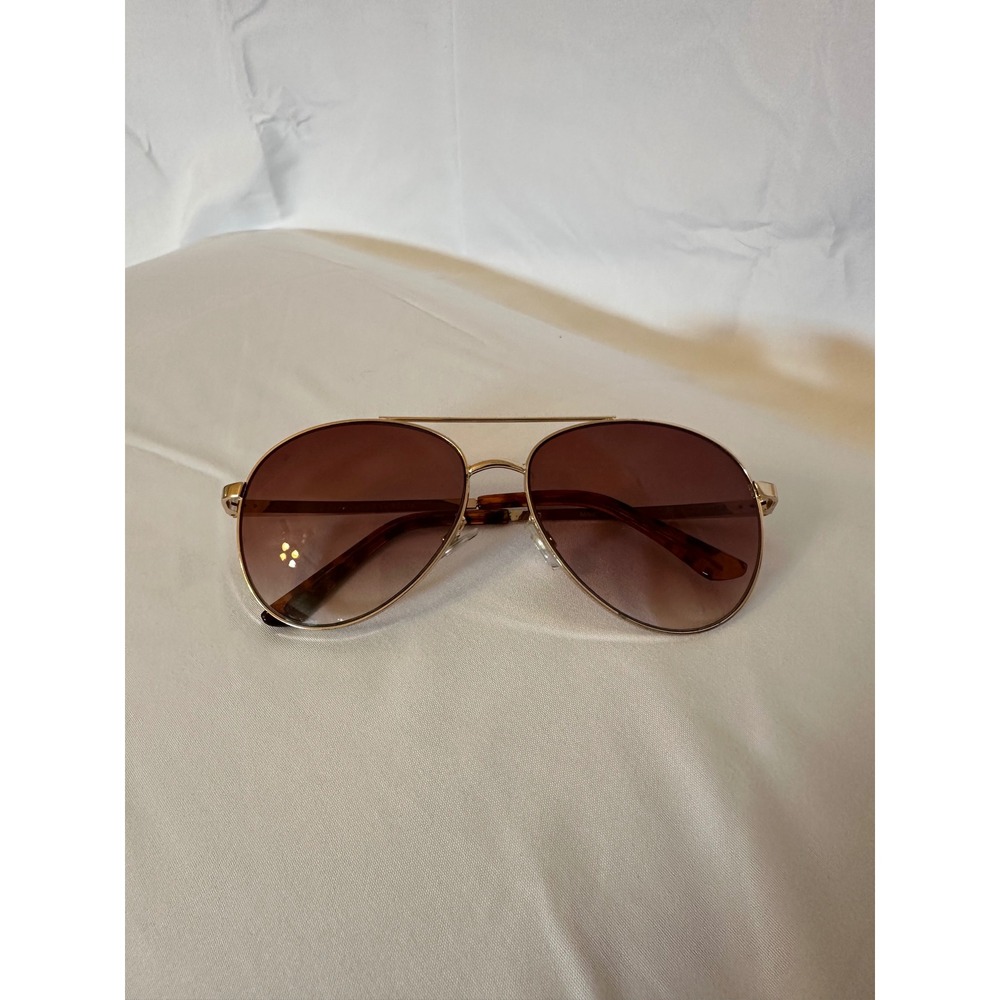 Oscar de la Renta Aviator Sunglasses Gold Brown Gradient Mod3096 718